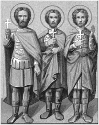 The Holy Martyrs Sts. Manuel, Sabel and Ishmael of Persia